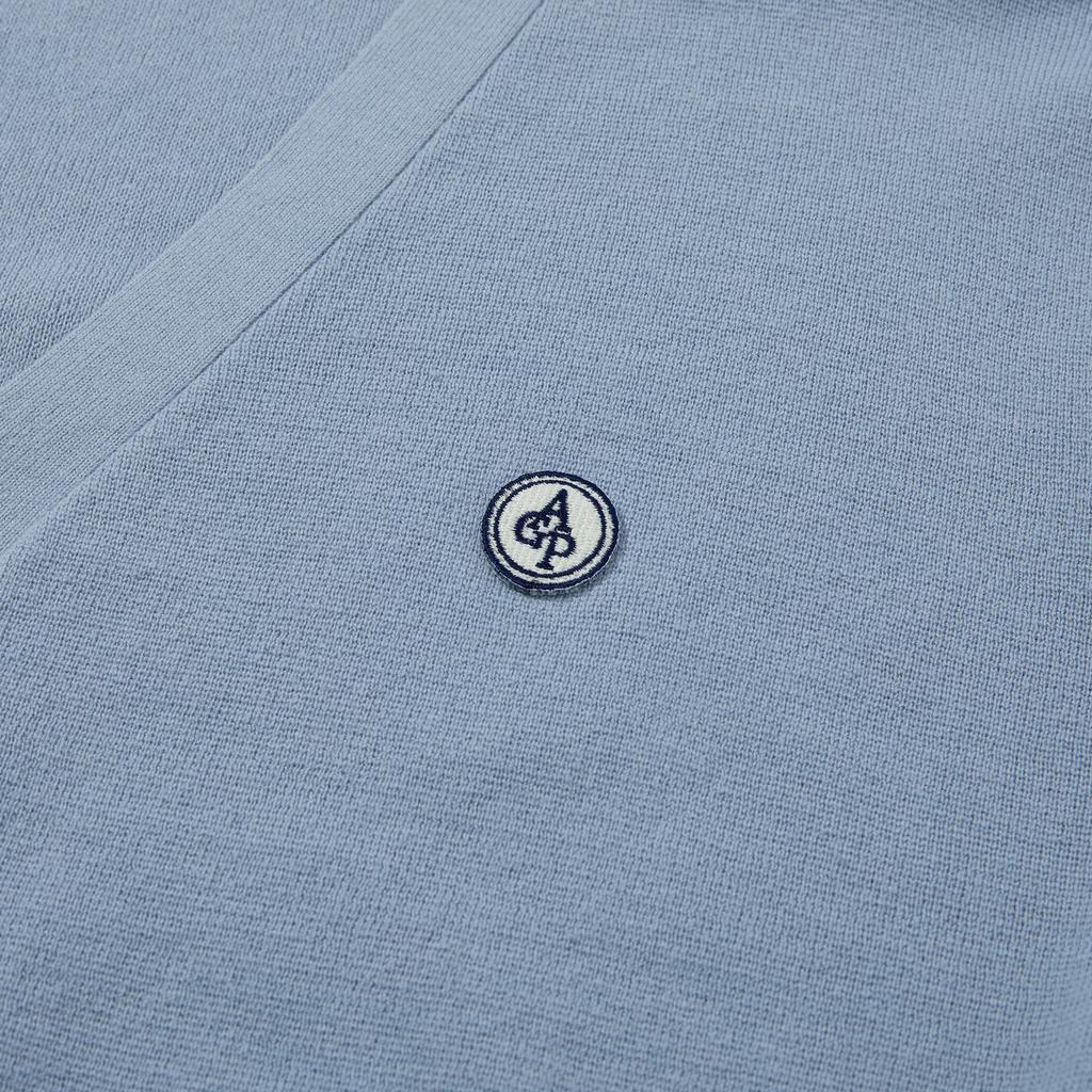Agent Peek Agp Organic Crop Cardigan Sky Blue