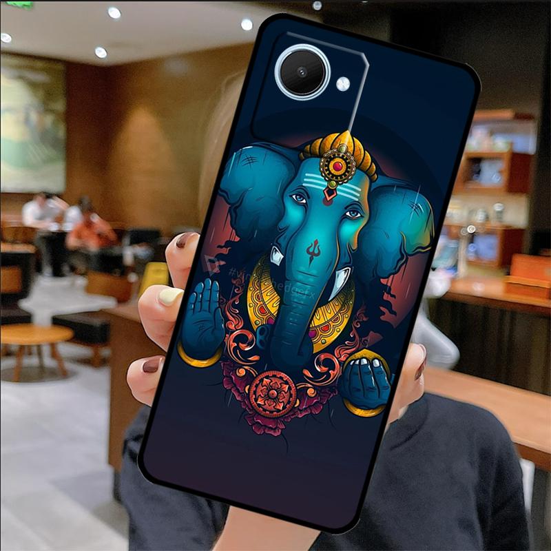 Ganesh Elephant God Case For Realme GT 7 Pro GT 6 6T 5 C55 C53 C51 C21Y C25S C61 C67 C75 10 11 12 13 14 Pro Plus