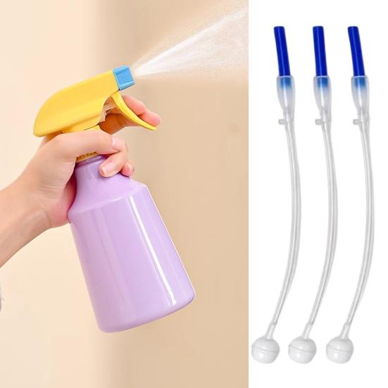 360 Degree Tilted Spray Bottle Adapter with Weighted Tube Upside Down