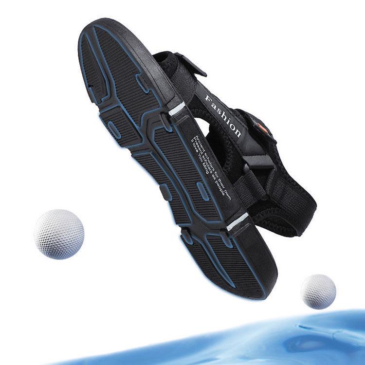Summer Men's Sandals Large Size Casual Non-slip Beach Driving Cool Shoes Soft Sole Flat Sports Slippers
