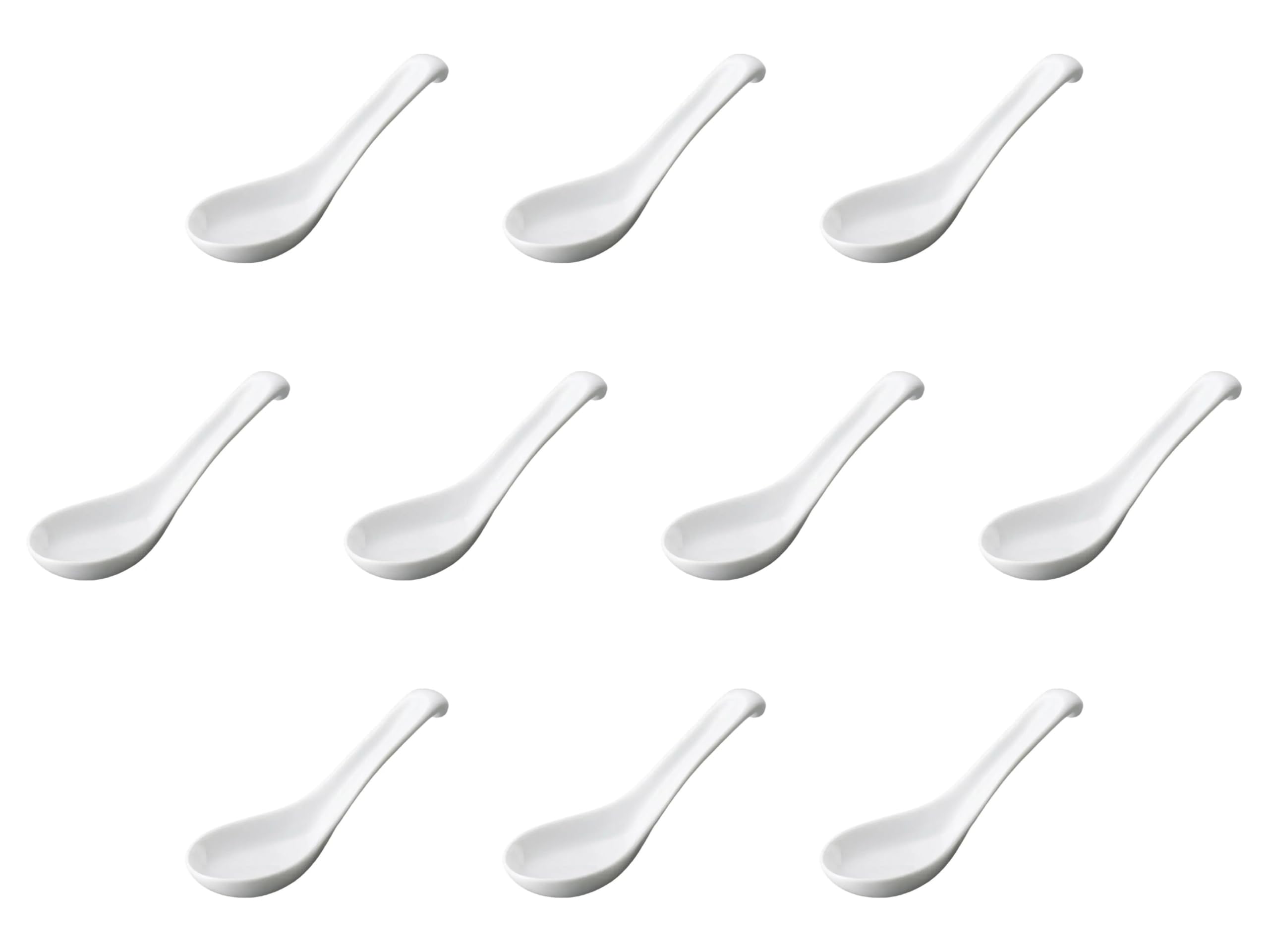 

Set of 10 New Rice Spoons x Chinese Rice Spoon Setomonohonpo 6.0 [17.5 4.5 cm] білий