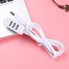 3 In 1 Splitter Usb Multi-function 3A Charger Portable Converter Extension Line Expansion Multi-port HUB Data Cable