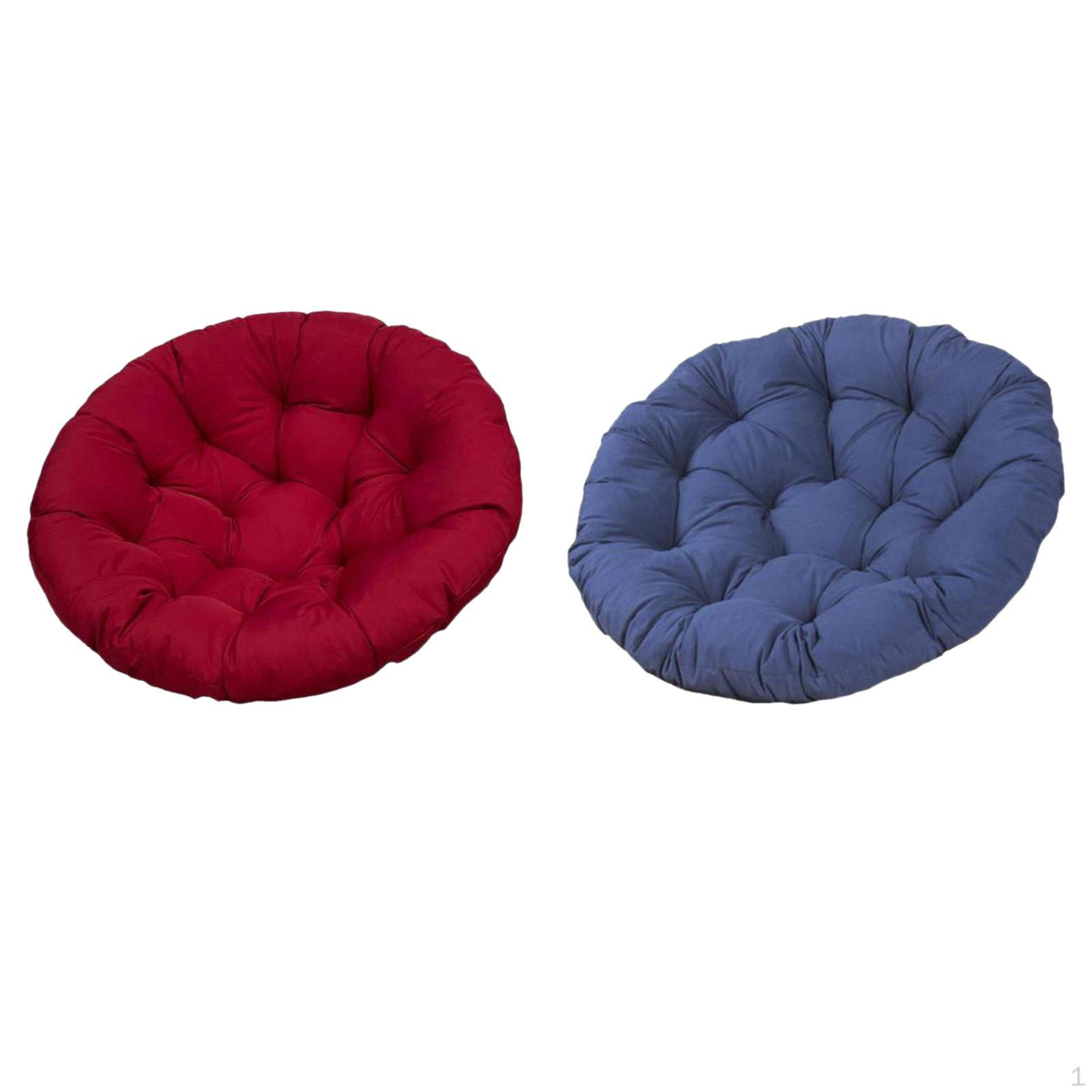 

2x Outdoor Seat Cushion Chair Pads Round Waterproof for Hammock
