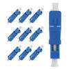 10 Pcs Fiber Optic Adaptor SC Male To LC Female Single Mode Fiber Optic Hybrid Optical Adaptor Converter