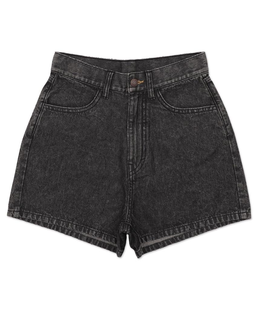 WEGO Denim Size Black Sonata Women's Shorts, Trousers, Bottoms, Girly, Date, Summer, Gift, L,