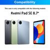 Tablet Case for Redmi Pad SE 8.7 Inch, Keyboard Cover for Redmi Pad SE 8.7-inch