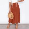 Dámská sukně Atraktivní s vysokým pasem Boho styl Plážová sukně Dámská móda Ležérní plážová sukně Maxi sukně na dovolenou