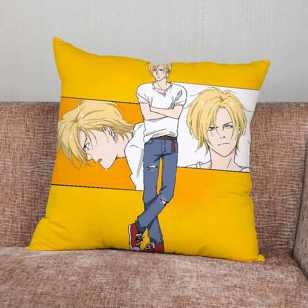 Anime Banana Fish Pillow Case Pillowcase Home Sofa Cushions Car Cushions Pillowcover Office Pillowshell Pillow