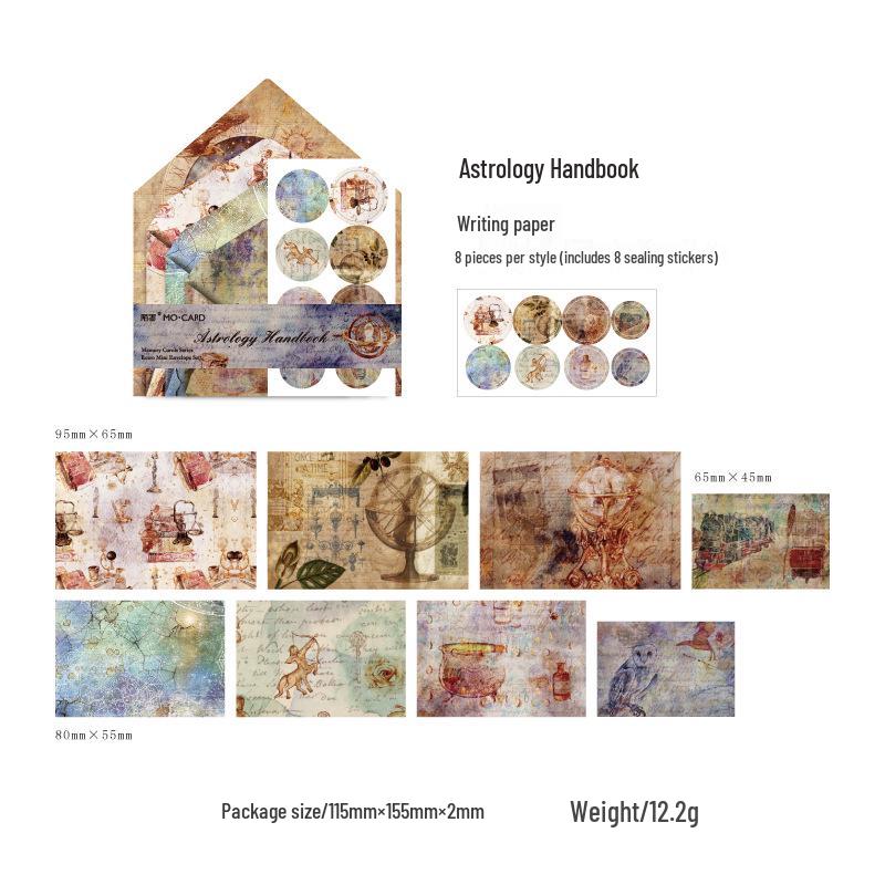 Mini Envelopes Set - Song of Memories Series (8 Pieces) for Exquisite Collage and Journal Decoration.