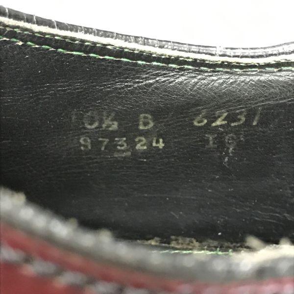 80er Vintage Florsheim Royal Imperial Saddle Shoes 10.5B 27-28cm Burgunder(GEBRAUCHT)