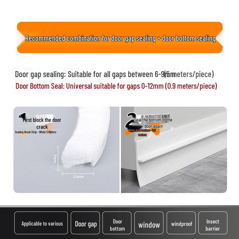Rongyu Self-Adhesive Door & Window Seal Brush Strip