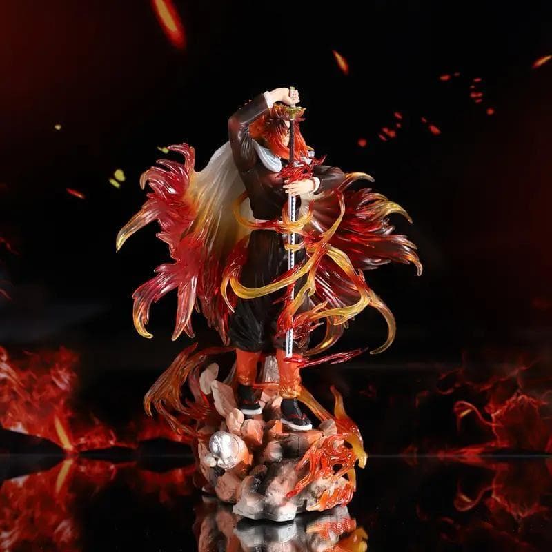 [USED] Kyojuro Rengoku, Flame Pillar, Demon Slayer: Kimetsu No Yaiba Figure, PVC Product, Garage Kit
