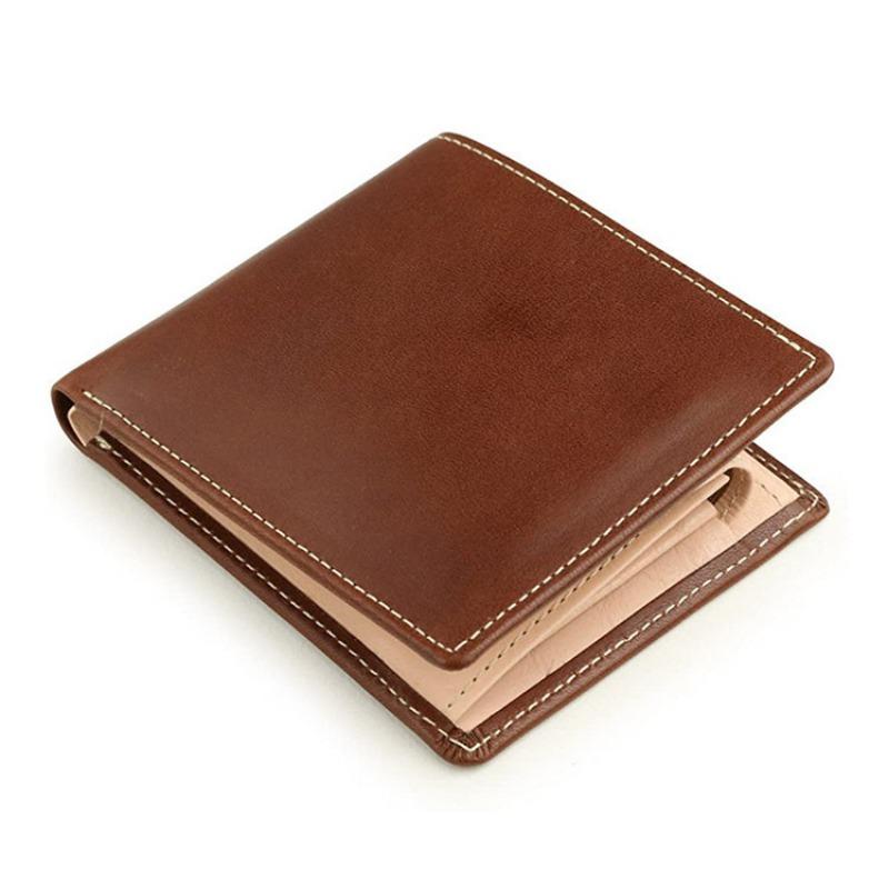 

Кошелек из кожи растительного дубления, Кошелек из кожи пасты, Мужской кожаный кошелек для мелочи, КошелькиOEM 11.5X3X9.5cm