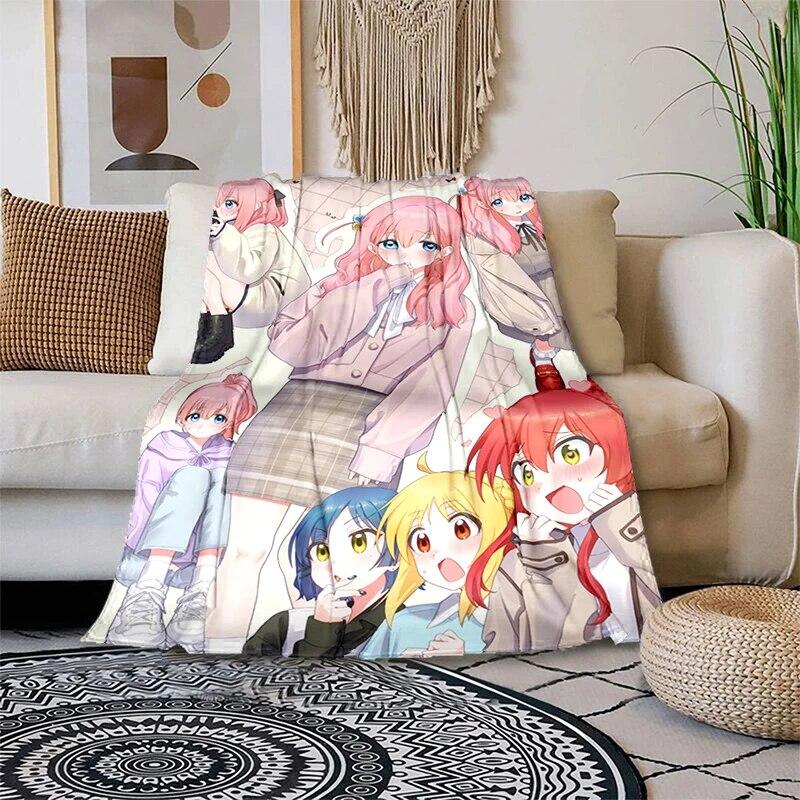 Lonely Rock Cartoon Plush Bed Throwing Cartoon Picnic Thin Blankets Modern Flannel Blanket Cover Gedruckt Bettdecke Geschenk