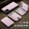 For Samsung Galaxy A51 4G SM-A515 Magnetic Case JEEHOOD J10 Leather Back Phone Cover with Detachable Card Holder Kickstand