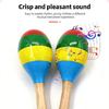 2Pieces Hand Percussion Natural Wood Texture Creating Unique Tone for Educational Purposes and Joyful Performances