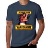 Musik Vintage Retro Van Damme Weihnachts-T-Shirt Standard Passform Einfarbiges T-Shirt T-Shirt