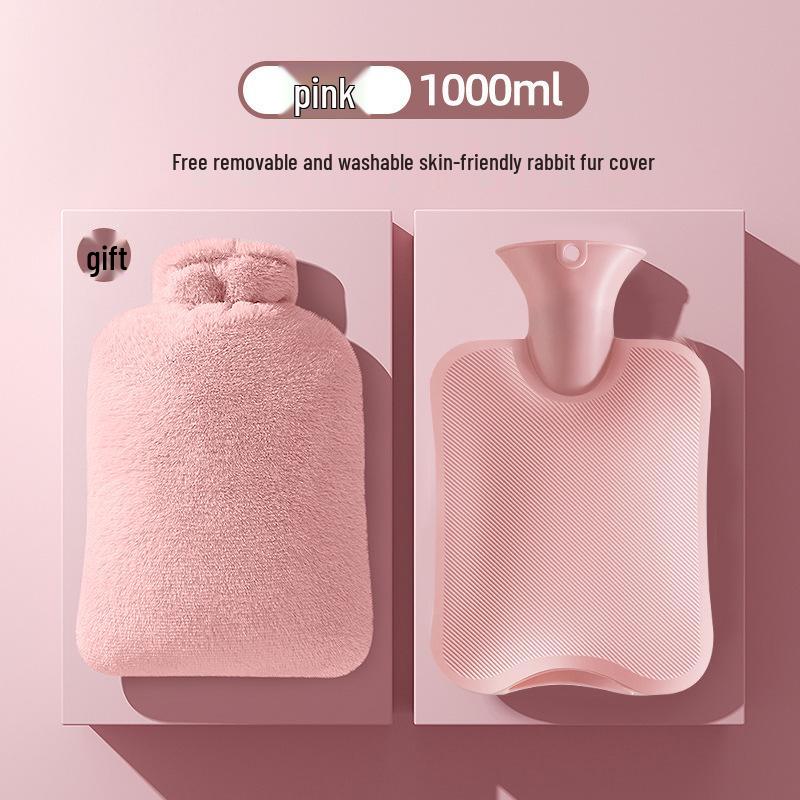 Plüsch-Wärmflasche - Handwärmer & Bauchkompresse, Verdickt und explosionsgeschützt