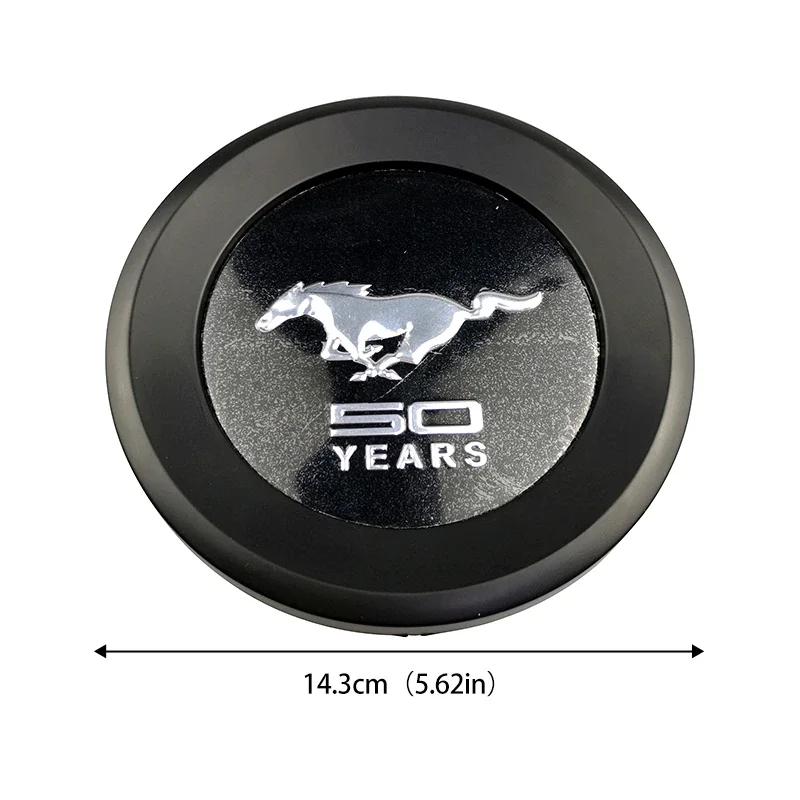 1Pc ABS Car Rear Trunk Badge Cover for Mustang GT 500 Roush Laguna Seca Shelby Emblem Tail Decal Exterior Decoration