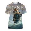 Titanic Movie 3D Printed T-Shirts Men Women Casual Fashion Streetwear Oversized Short Sleeve T Shirt Male Tees Tops Man Clothing