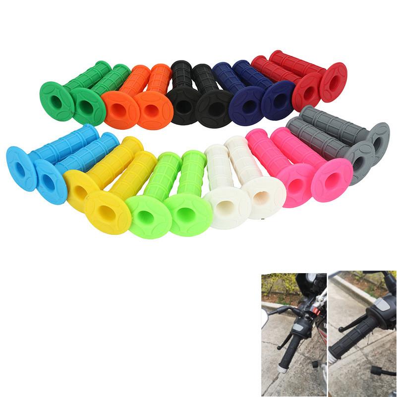 22mm 7/8'' Soft Rubber Half Waffle MX Grips for Motocross Dirt Pit Pocket Mini Bike Off Road Grips Motorcycle
