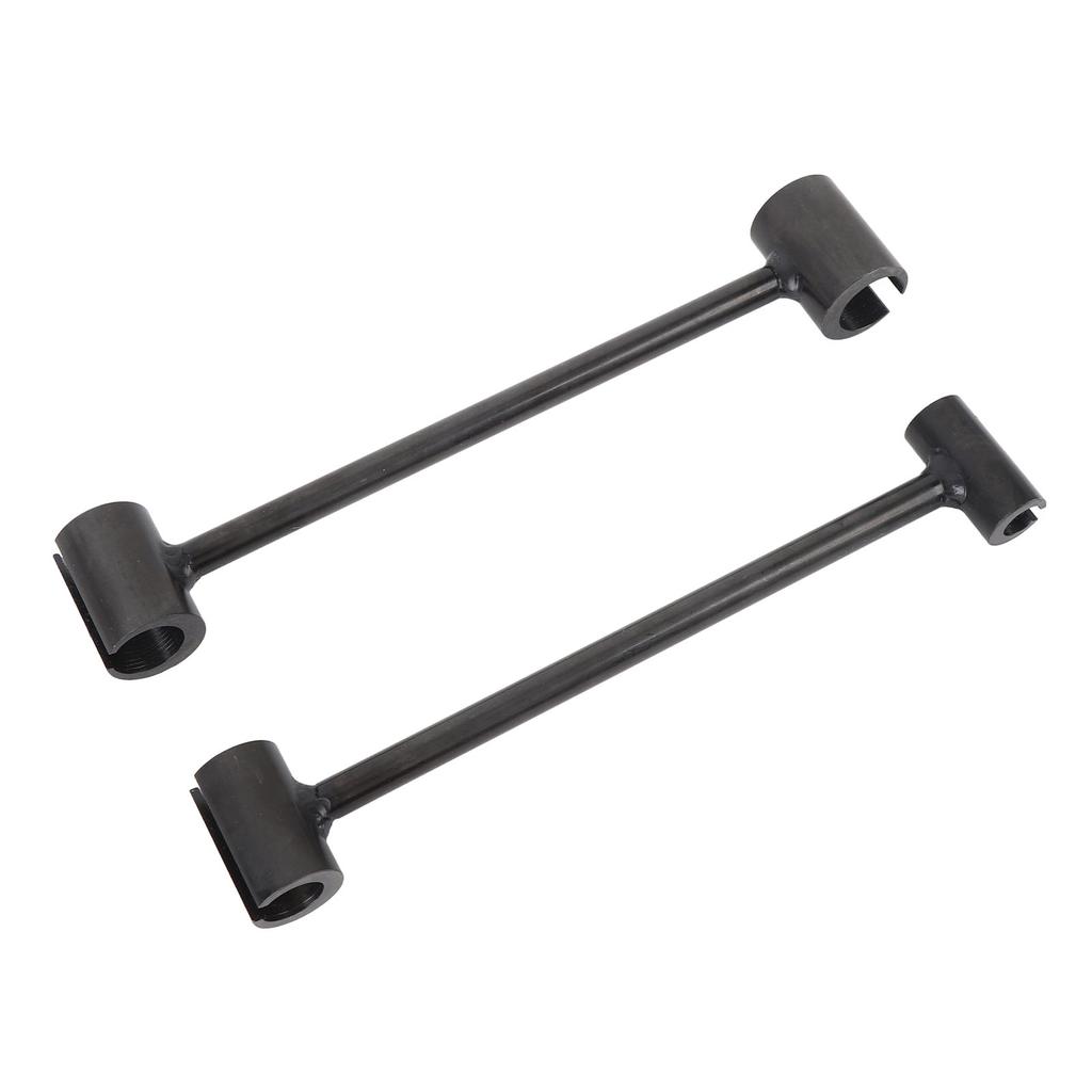 Pachet 2 Instrumente de Reglare Balama Ușă Construcție din Oțel Cap Dublu Îndoitore Goluri Balama Cheie de Reparare