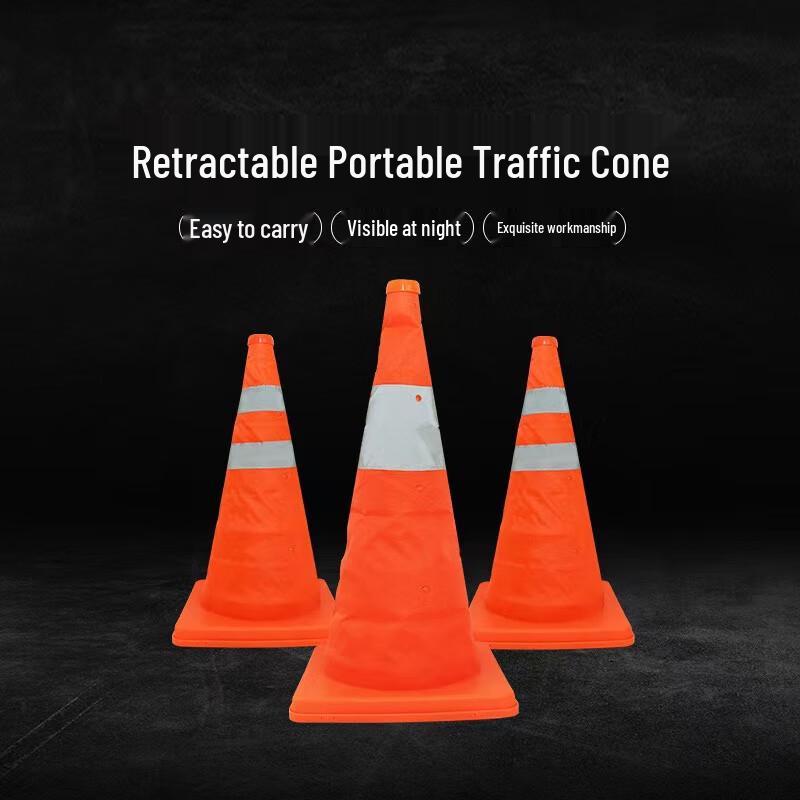 Huga Portable Folding Reflective Traffic Cone