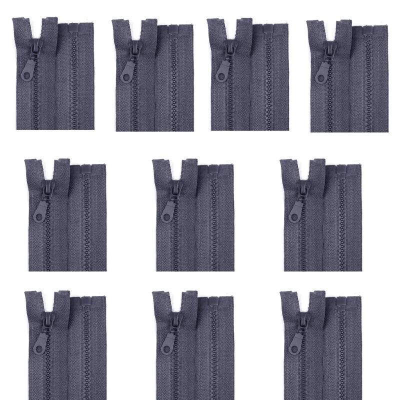 10Pcs Nylon Zippers for Sewing Craft 27.5Inch/70cm Sewing Zippers Open-end Zips Fasteners for Bag Wallet Pouches Clothes