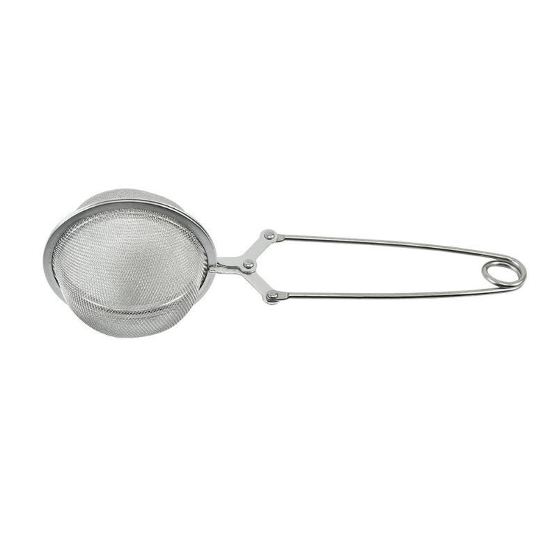 Stainless Steel Long Handle Tea Infuser Fine Mesh Rust Resistant For Home Office Loose Leaf Tea Brewing