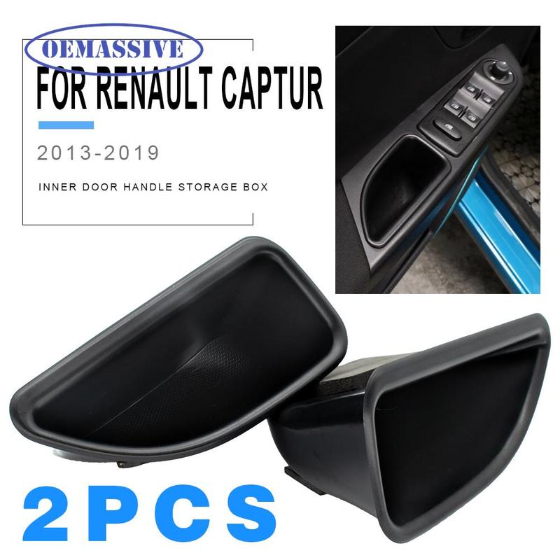 OEMASSIVE Grab Tray Door Storage Box Handle Pocket Holder For Renault Captur Kaptur Samsung QM3 2013 2014 2015 Car Accessories