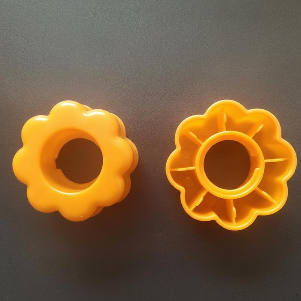 Children's Slide Screw Cap Nut, Playground Accessory, Play Seesaw Set, Home Yellow Flower Nut