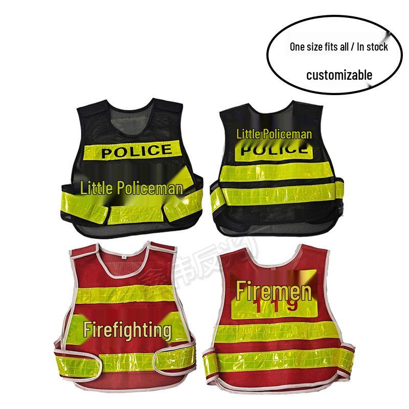 High-Visibility Reflective Safety Vest for Traffic and Construction Workers