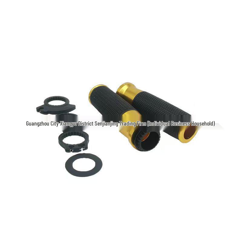 Retro CNC Aluminum Motorcycle Handlebar Grips