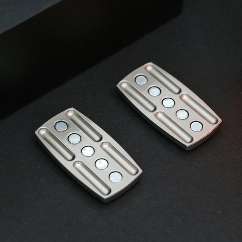 Fingerprint Fidget Slider Magnetic Haptic Slider EDC Fidget Slider Metal Fidget Toys ADHD Tool Adult Anxiety Stress Relief Toys