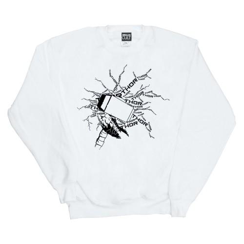 Marvel Mens Thor Lightning Sweatshirt