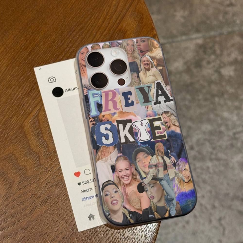Singer F-Freya Skye Corrugated Pattern For IPhone 17 16 15 14 13 12 11 16 Pro Max Plus Pro Non-slip Phone Cover