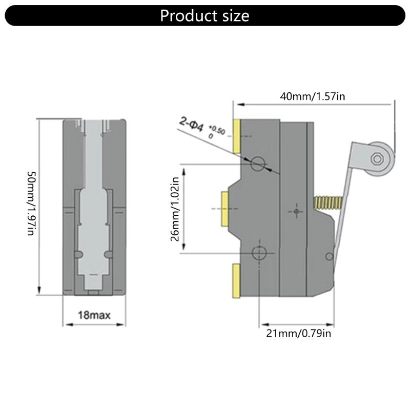 Small  Designs Small  Switches with Roller Lever Arm Copper Contact for Accurate Mechanical Motion Control In Manufacturing