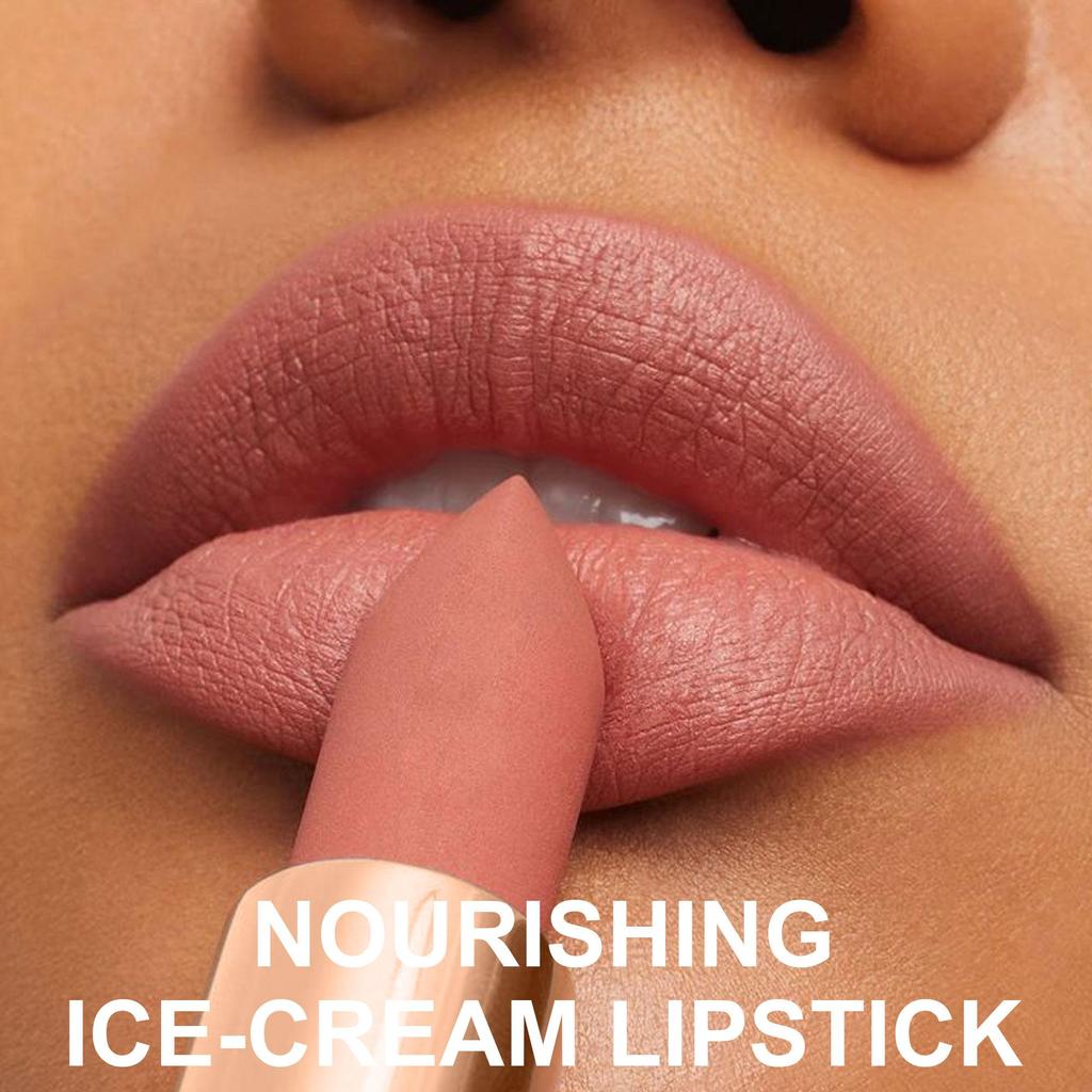 6 Colors Bold & Intense Glitter Shiny Metallic Lipstick Pearlescent Lip Tint,Long Lasting Lip Senior Matte Lip Makeup Gifts