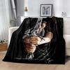 Gothic Style Blanket Soft & Cozy Suitable for Seaside Bed Chair All-Season Use Warmthful Decor Perfect Gift for Relatives and Friends
