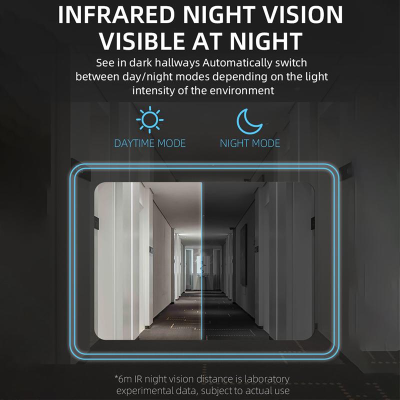 Waterproof Outdoor Wireless Doorbell with Solar Cover Camera WiFi Digital Door Peepholes Smart Home Intercom Video Eye Ring Bell