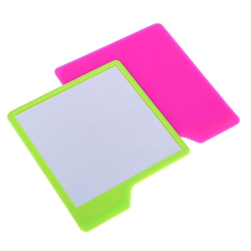 Fashion Silicone Mirror Self Grips Mirror Shatterproof Shaving Makeup Shower Silicone Travel Washroom
