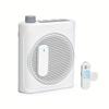 Portable wireless teacher voice amplifier,speaker built-in,with 2 wireless lapel mics,for class,lecture,training speech