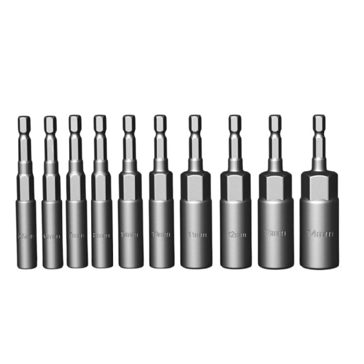 

Power Nut Driver Drill Bit Set 1/4inch Shank Hexagonal Socket Adapter Bolt Driver Repairing Tool Kit for Electric Screwdriver