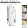 Mini eye protection USB clip reading light bookmark light folding clip book light LED reading light portable charging book clip