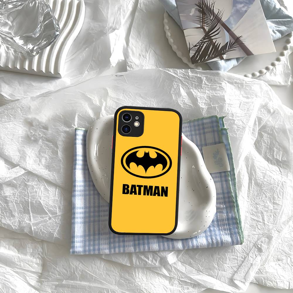 Cool B-Batmans Logo Phone Case For iPhone 16 15 14 11 12 13 Pro Max Plus 12 XS Max Back Cover Matte Case