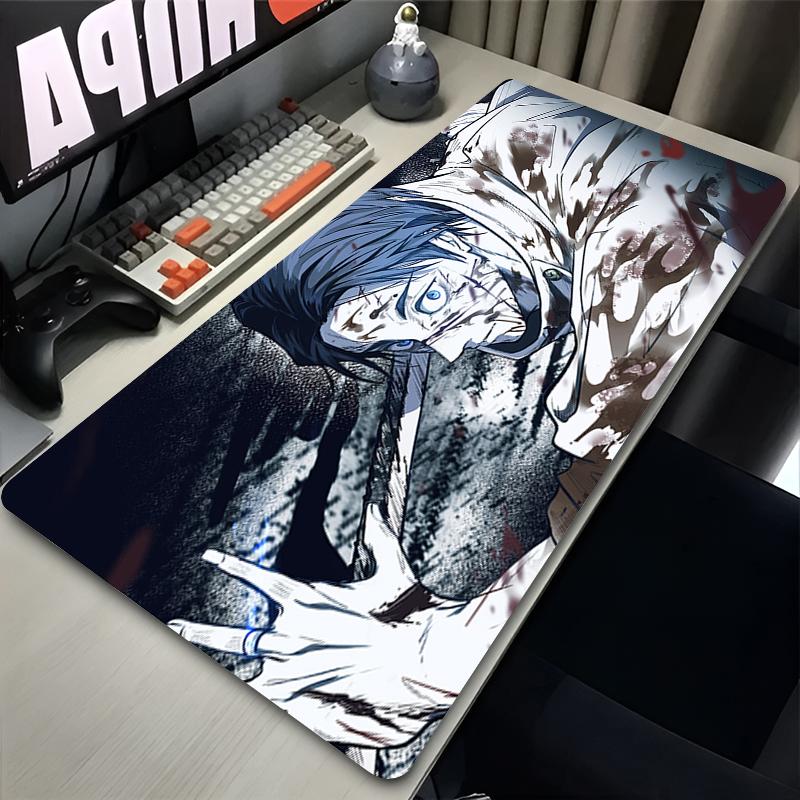 Tappetini per Mouse HD Anime Viola Yuta Okkotsu Tappeto Tastiera da Gioco Mousepad per Laptop PC J-Jujutsu Kaisen Armadietto da Gamer Tappetino Esteso per Scrivania