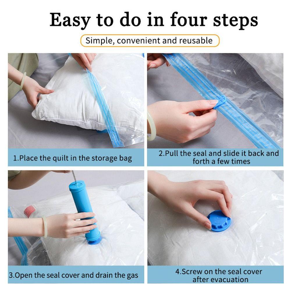 EU/US Plug Electric Vacuum Pump Space-saving Compression Bag Clothes Blankets Storage