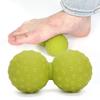 Double Massage Ball Leg Back Shoulder Muscle Release Deep Tissue Massage Yoga Gym Fitness BallGreen