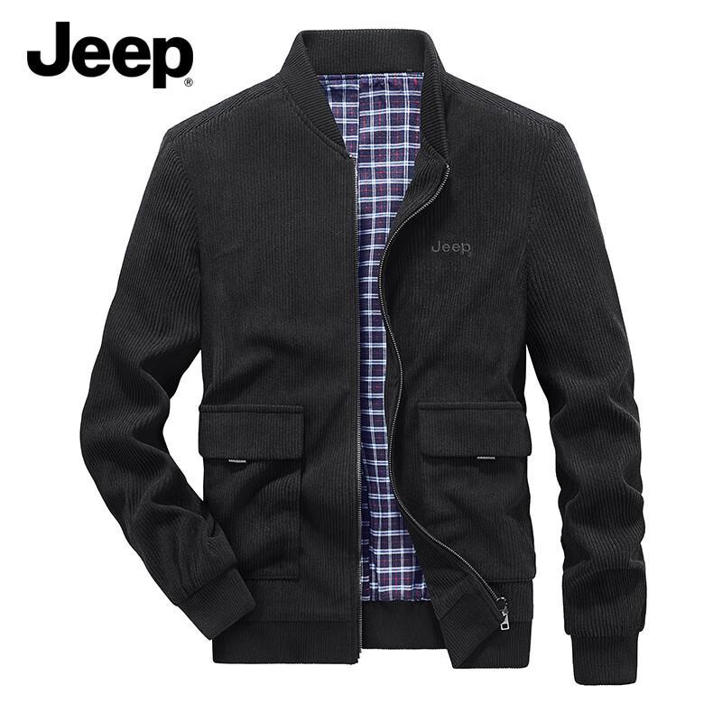 

Jeep Men s Velvet Baseball Collar Jacket 3XL