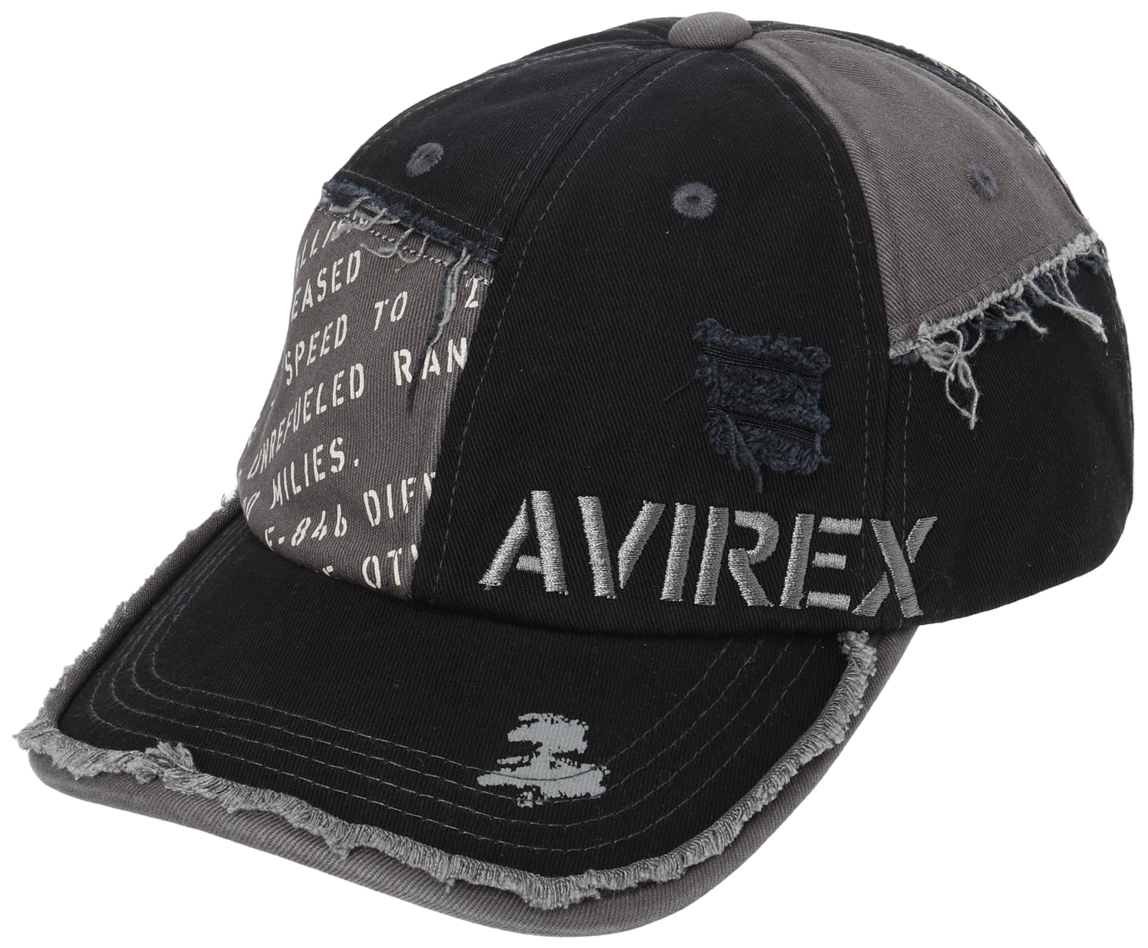 

Avirex Distressed Mesh 80315600 Cap, Black, чёрный